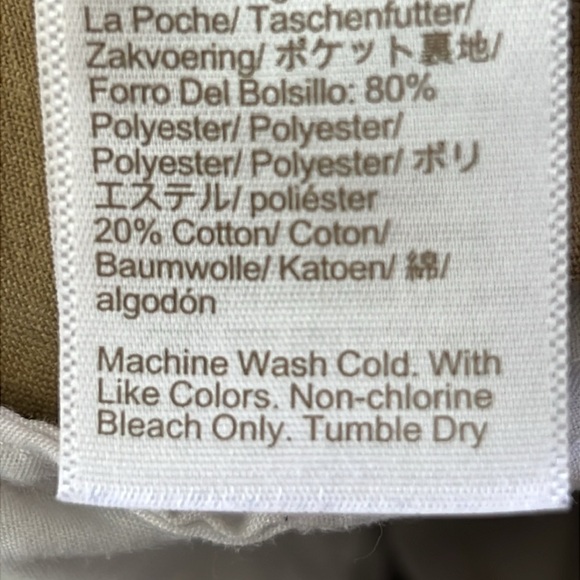 J Crew High-Rise Girlfriend Chinos Sz 8 Tan Cotton/Elastane EUC - Picture 9 of 12